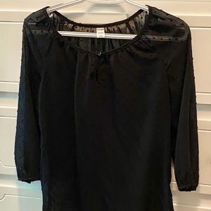 Old Navy. Size small. Black blouse.